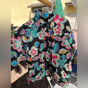 Hanna Andersson Floral Girls Coat